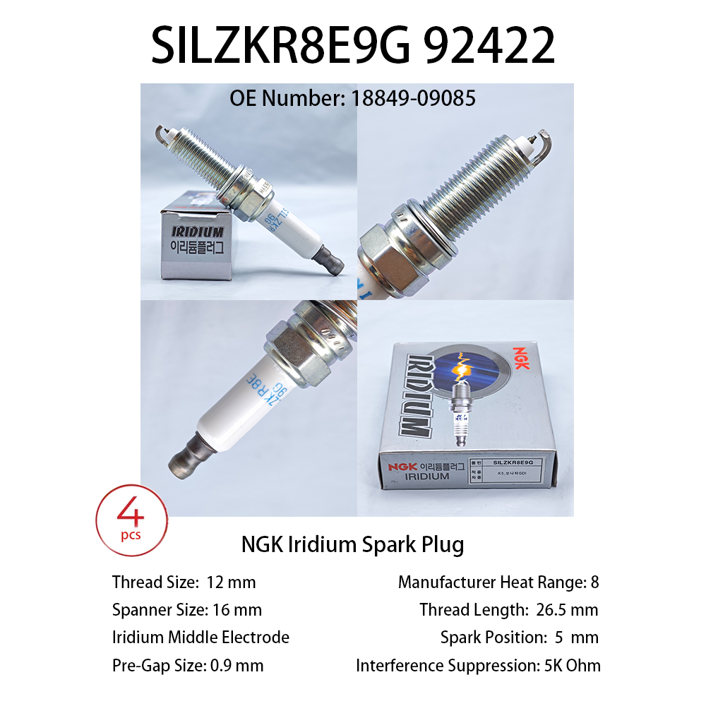 4 Uds Original NGK láser bujía - Ngk Spark Plug Laser Iridium reseña y precio